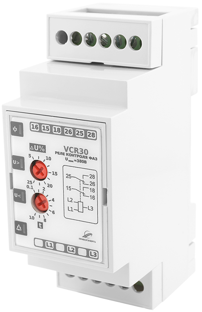 Реле контроля фаз VCR30