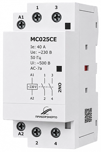 Контактор модульный MC025CE купить в интернет-магазине ООО «НТК Приборэнерго»