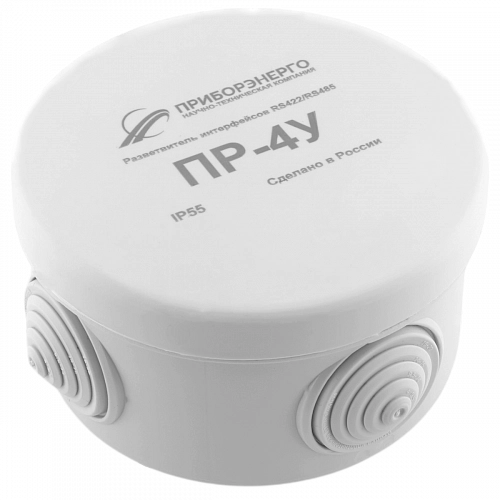 Разветвитель интерфейса RS-485/422 ПР-4У IP55 купить в интернет-магазине ООО «НТК Приборэнерго»