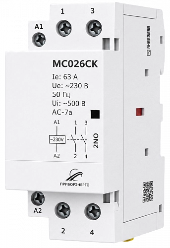 Контактор модульный MC026CK купить в интернет-магазине ООО «НТК Приборэнерго»