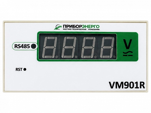 Индикатор напряжения цифровой с интерфейсом связи RS485 VM901R купить в интернет-магазине ООО «НТК Приборэнерго»