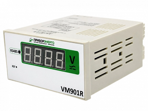 Индикатор напряжения цифровой с интерфейсом связи RS485 VM901R купить в интернет-магазине ООО «НТК Приборэнерго»