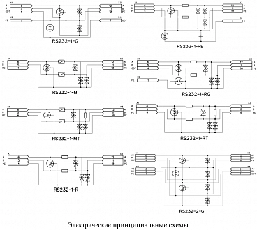УЗИП серии RS232 (исполнение 1) купить в интернет-магазине ООО «НТК Приборэнерго»
