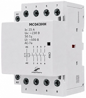 Контактор модульный MC043HH купить в интернет-магазине ООО «НТК Приборэнерго»