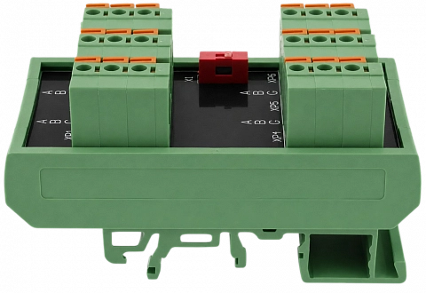 Разветвитель интерфейса RS-485 ПР-6УСР IP00 купить в интернет-магазине ООО «НТК Приборэнерго»