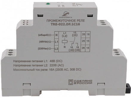 Промежуточное реле TRE-022.DF.1C16 купить в интернет-магазине ООО «НТК Приборэнерго»