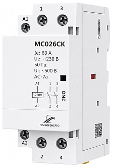 Контактор модульный MC026CK купить в интернет-магазине ООО «НТК Приборэнерго»